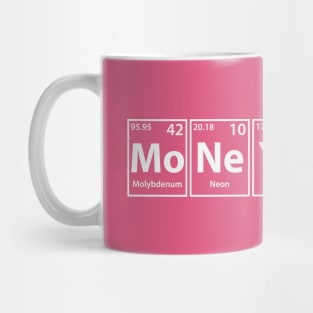 Moneybags (Mo-Ne-Yb-Ag-S) Periodic Elements Spelling Mug